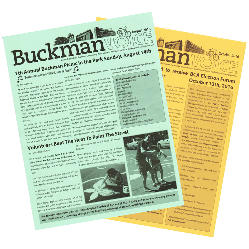 Buckman Voice Editorial & Layout